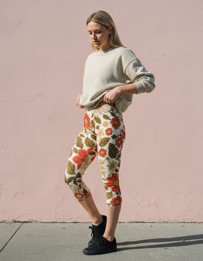 Coffee Bean Sedi Capri Leggings capri leggings