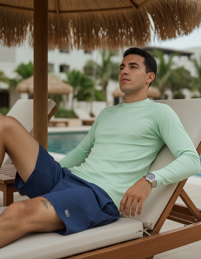 Men's Honeydew rash guard