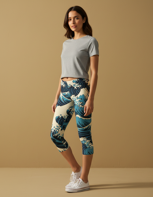 Surge Capri Leggings Capri Leggings — Dripper