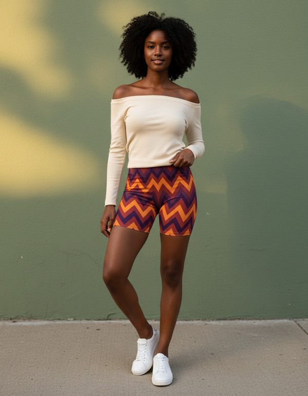 Chevron Collection women's short shorts