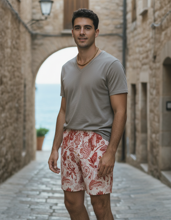 Men's Batik Collection Swim Trunks