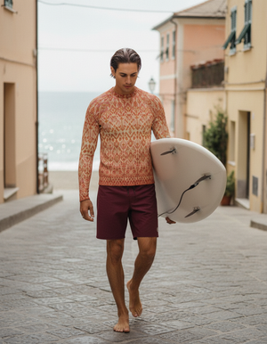 Men's Muskmelon Siam men's short-sleeve rashguards