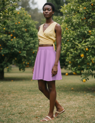 Lavender Skater Skirt skater skirt