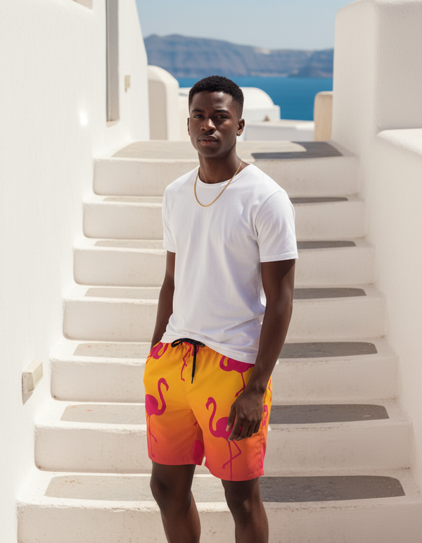 Coral Men's Swim Trunks bikini — Dripper