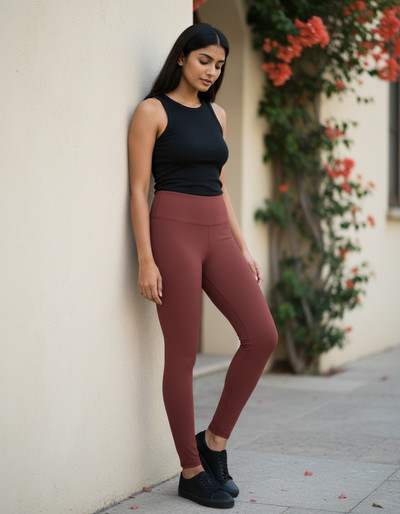 Marsala Leggings leggings