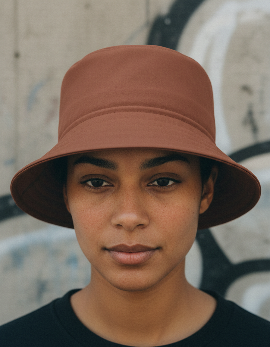 Mahogany bucket hats