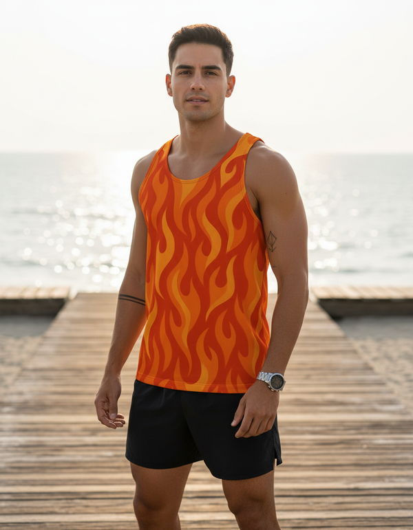 Flicker Tank Top Men's Tank Top — Dripper