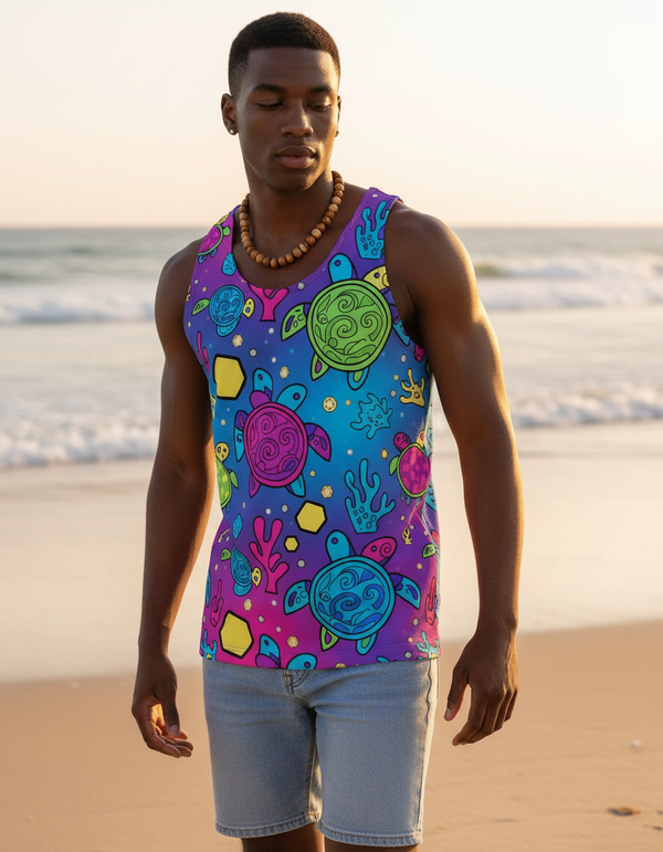 Coral Tank Top Men's Tank Top — Dripper
