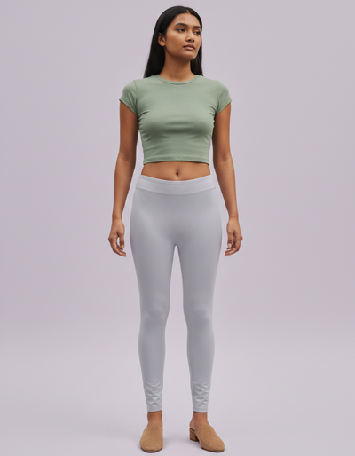 Lavender Gray Leggings leggings