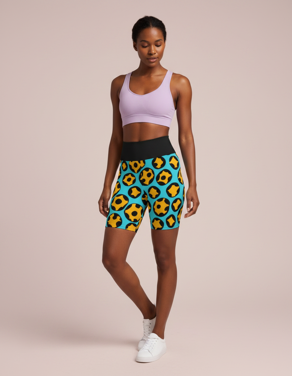 Leopard Collection yoga shorts