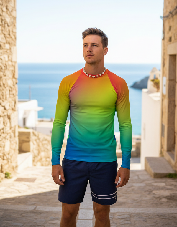 Vivid Geometric Prisma Rashguard