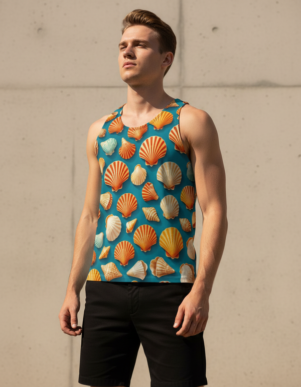Men's Coral tank tops