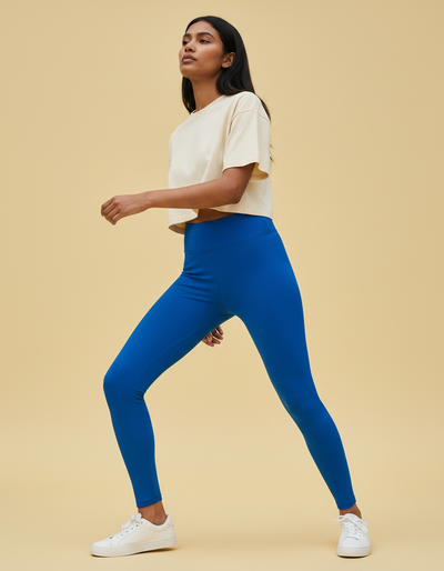 Bauhaus Blue Leggings leggings