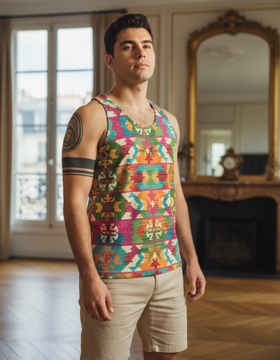 Men's Burnt Sienna Zamzam Tank Top tank top