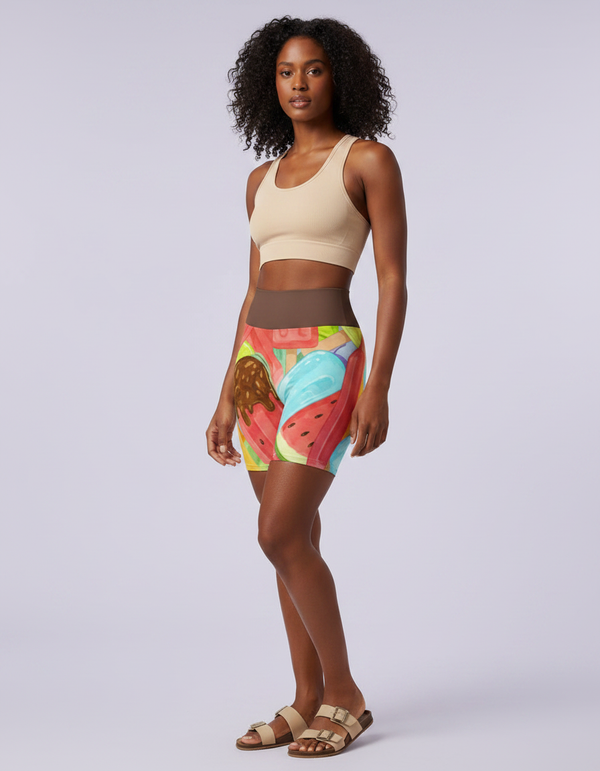 Popsicle Collection yoga shorts