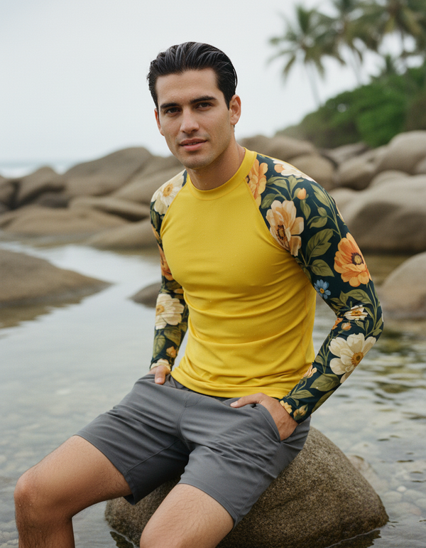 Rashguard in Lemon Yellow Elysium