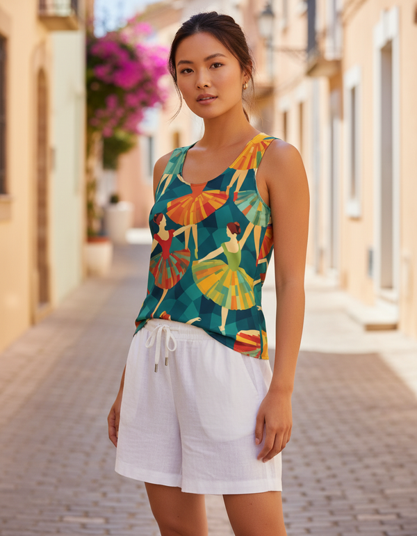 Aquarelle Tank Top bikini — Dripper