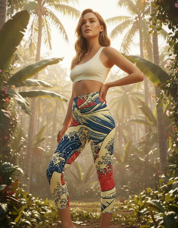 Kaze Capri Yoga Leggings bikini — Dripper