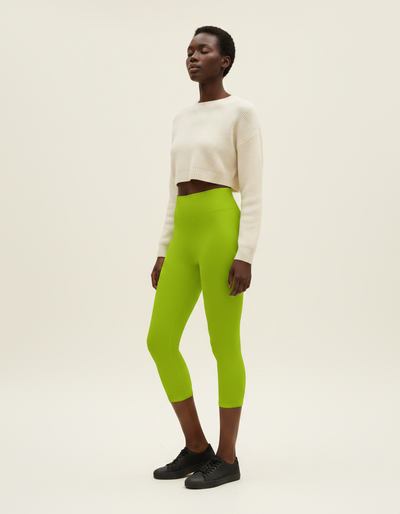 Peridot Capri Yoga Leggings capri yoga leggings