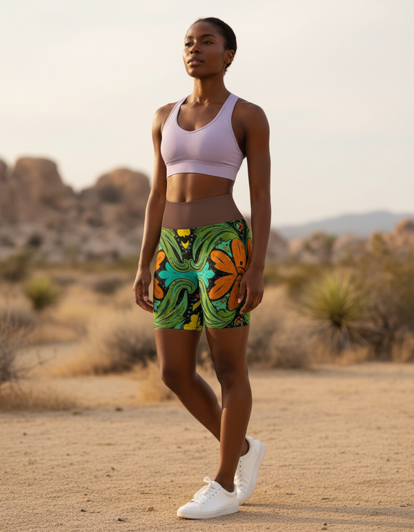 Tapestry Yoga Shorts bikini — Dripper