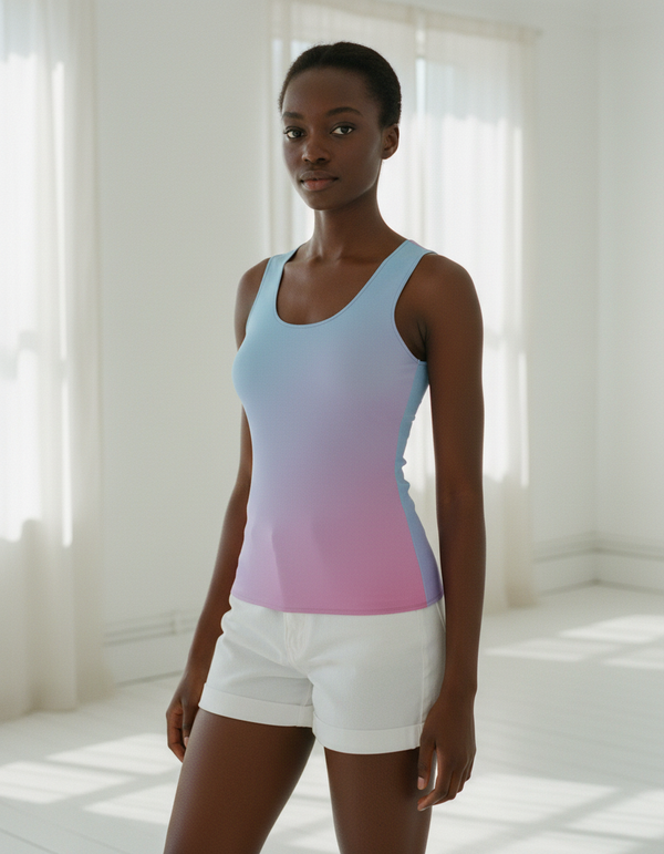 Tank Top in Blue Aura Elysium
