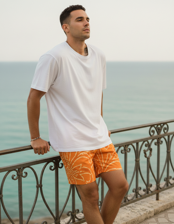 Men's Batik Collection Swim Trunks