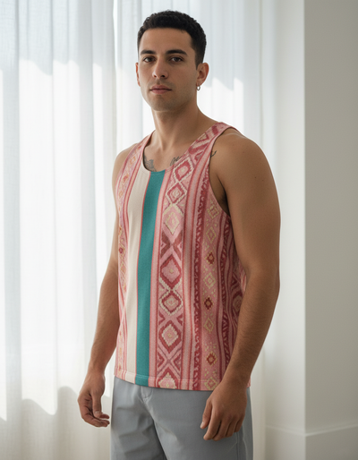 Men's Millennial Pink Tierra Tank Top tank top