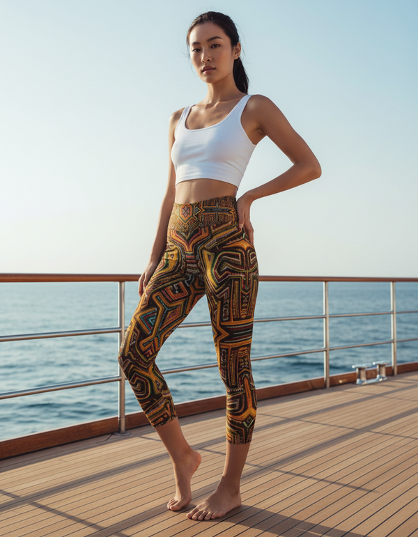 Kuna Capri Yoga Leggings bikini — Dripper