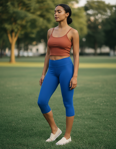 Cobalt Capri Leggings capri leggings
