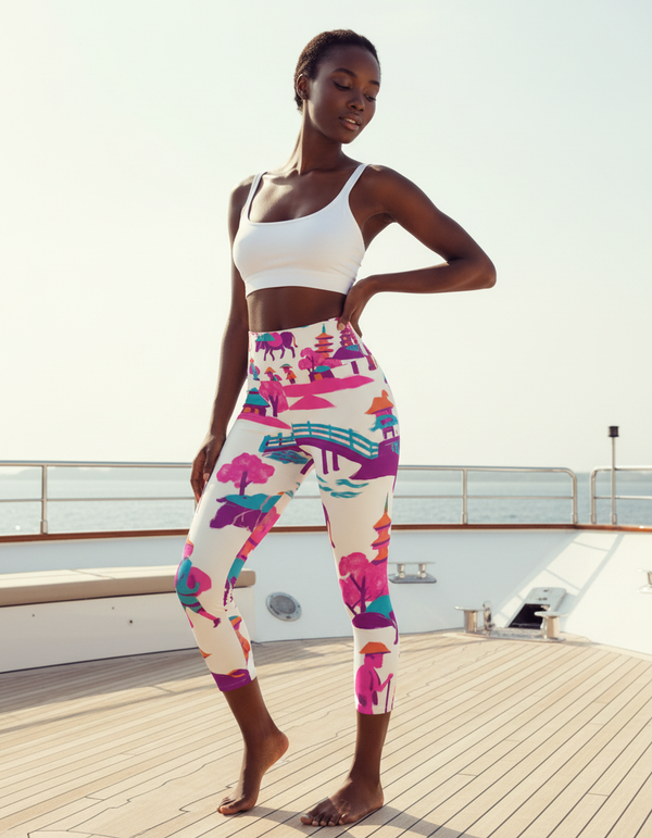 Kisokaido Capri Yoga Leggings bikini — Dripper