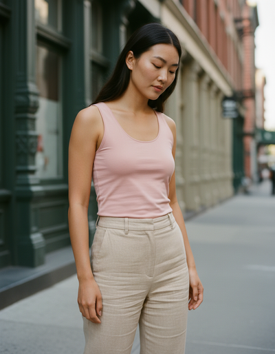 Women's Millennial Pink Tank Top tank top