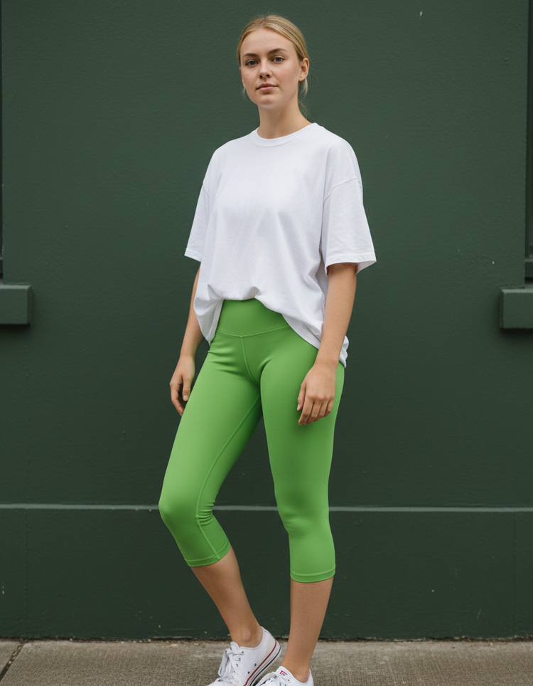 Kiwi Capri Leggings Capri Leggings — Dripper