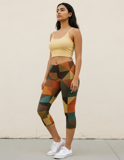 Amaranth Dwell Capri Leggings capri leggings