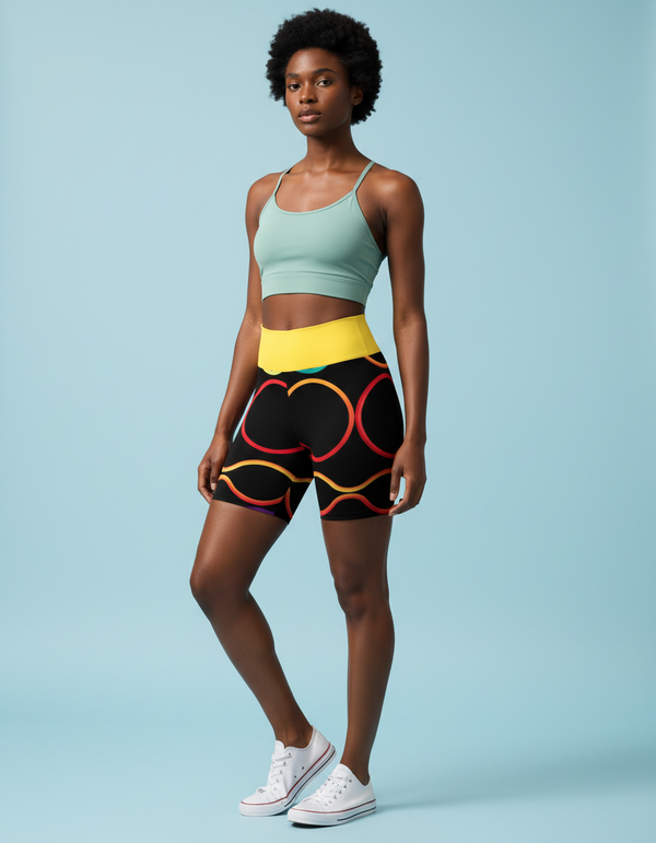 Yoga Shorts in Chroma