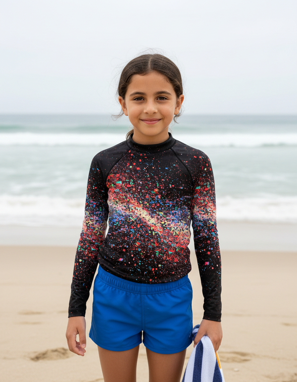 Glitch Collection kids rashguards
