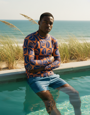Men's Fusion men's short-sleeve rashguards