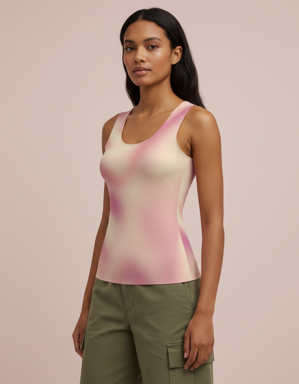 Tank Top in Millennial Pink Chroma