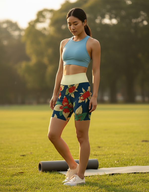 Yoga Shorts in Zenith