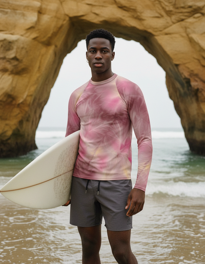 Men's Amaranth Frost rash guard