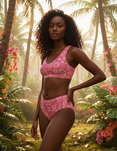 Fleur high-waisted bikini