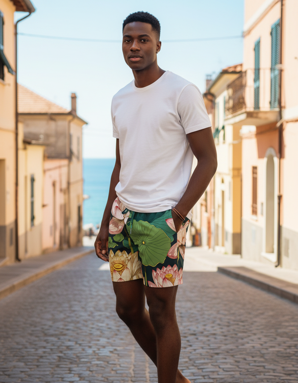 Lotus Collection men's swim trunks