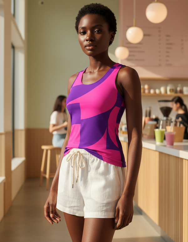 Vibrant Pulse Chromatic Tank Top