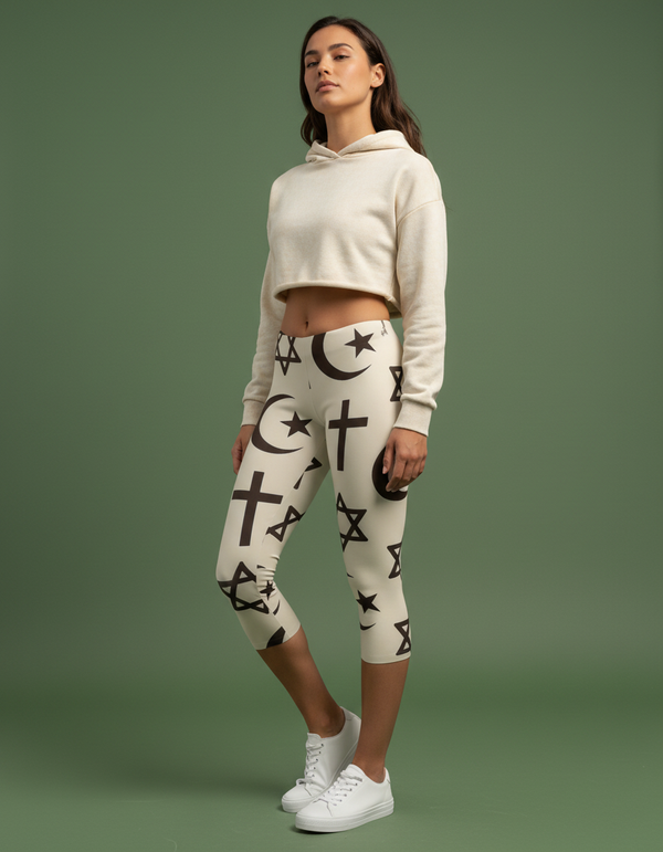 Halo Capri Leggings Capri Leggings — Dripper