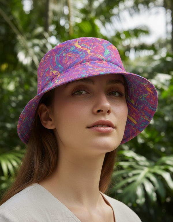 Neon Bucket Hat bikini — Dripper