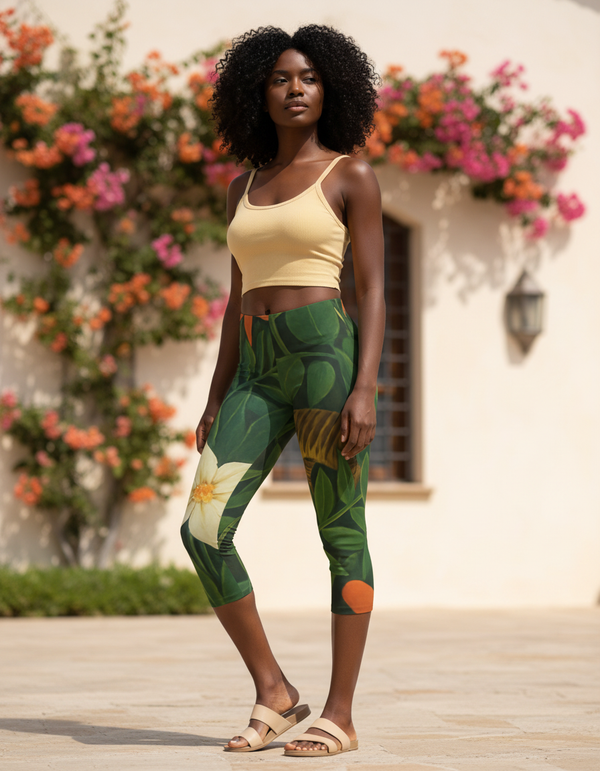 Verdant Capri Leggings Capri Leggings — Dripper