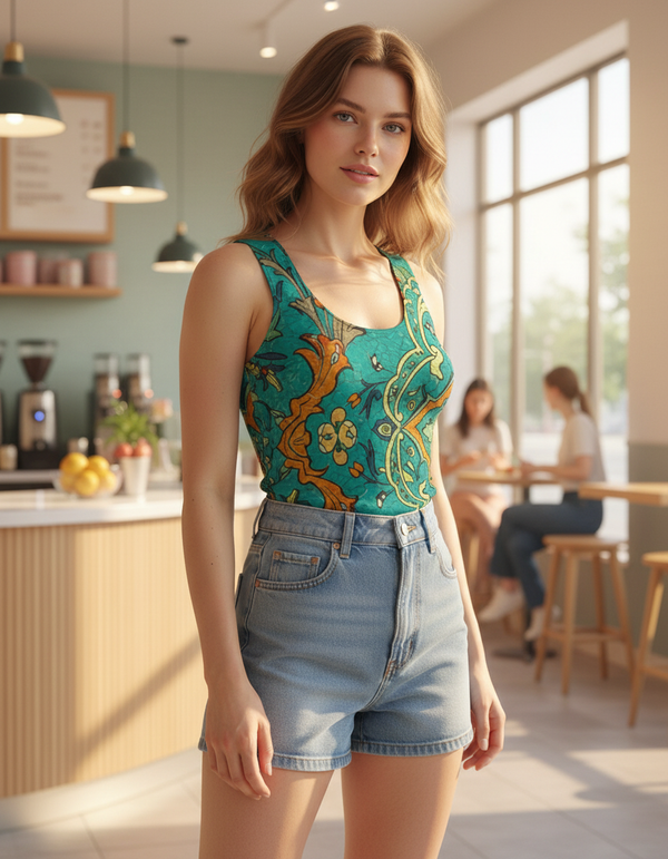 Mosaic Tank Top bikini — Dripper