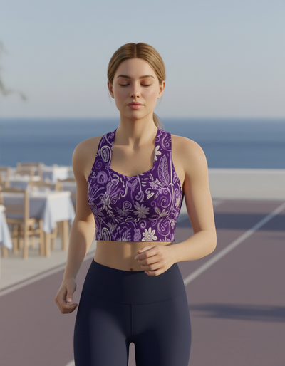 Bunga Longline Sports Bra longline sports bra