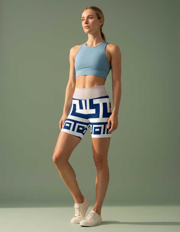 Maelstrom Labyrinth Yoga Shorts