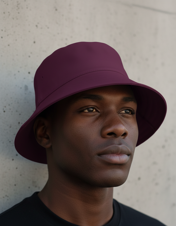 Bucket Hat in Blackberry
