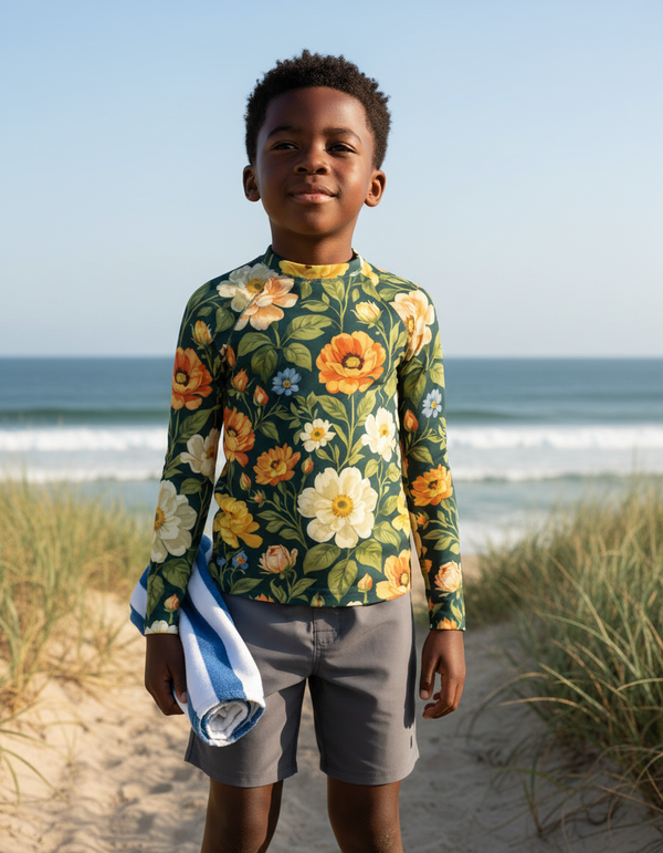 Kids Renoir Garden Palette Rash Guard